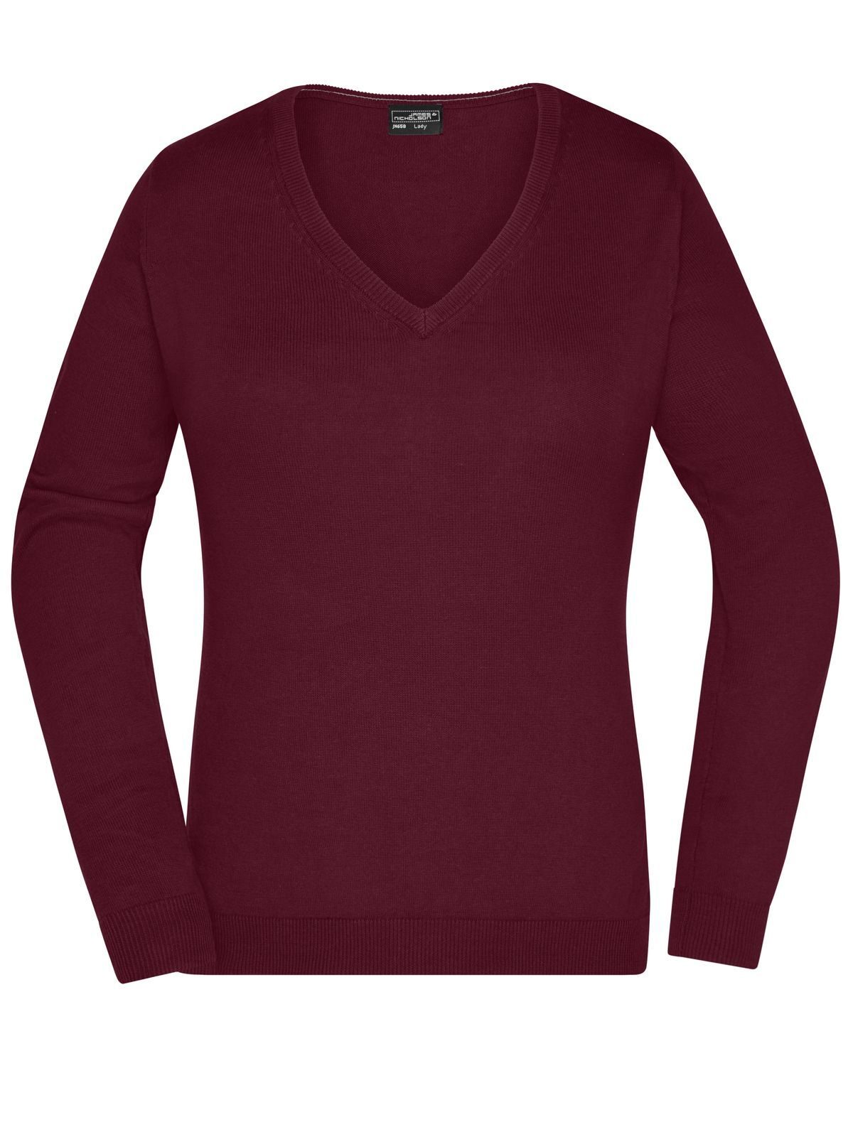 Damen-Pullover mit V-Ausschnitt - BONA - Natural