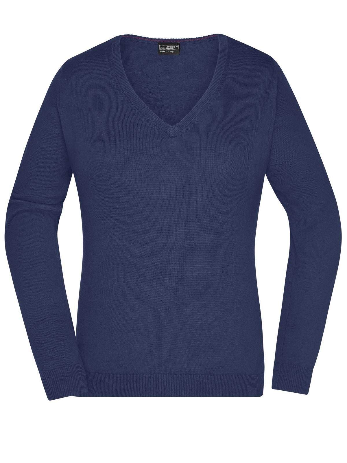 Damen-Pullover mit V-Ausschnitt - NY - New York – Marine