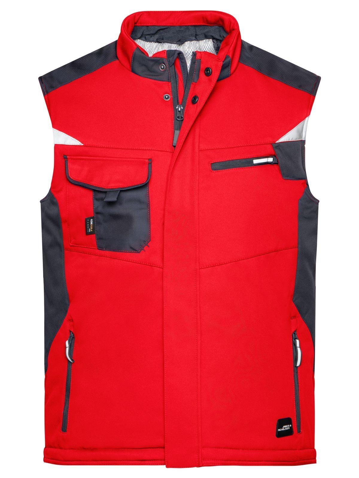 Craftsmen Softshell-Weste -ROBUST- - RDBL - Schwarz