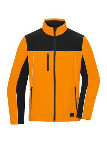Signal-Arbeitsjacke - NORBL - Orange-Schwarz