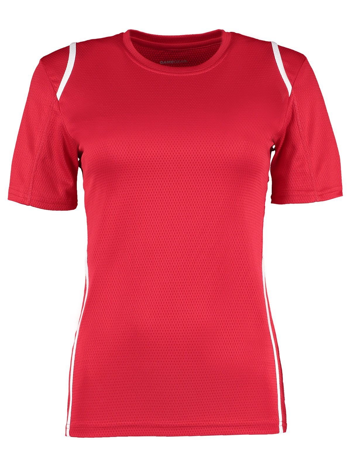 Cooltex Damen-T-Shirt - Rot/weiß