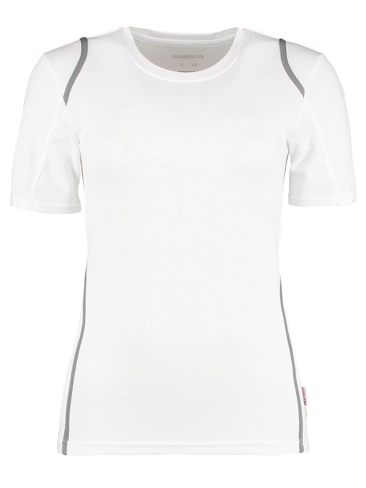 Cooltex Damen-T-Shirt - Weiß/grau