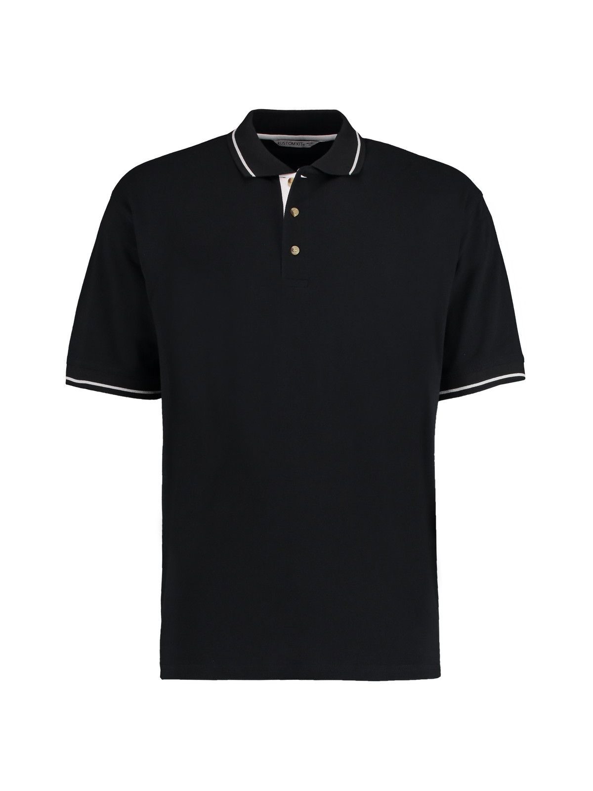 Klassisches St. Mellion Polo-Shirt - Schwarz/Weiß