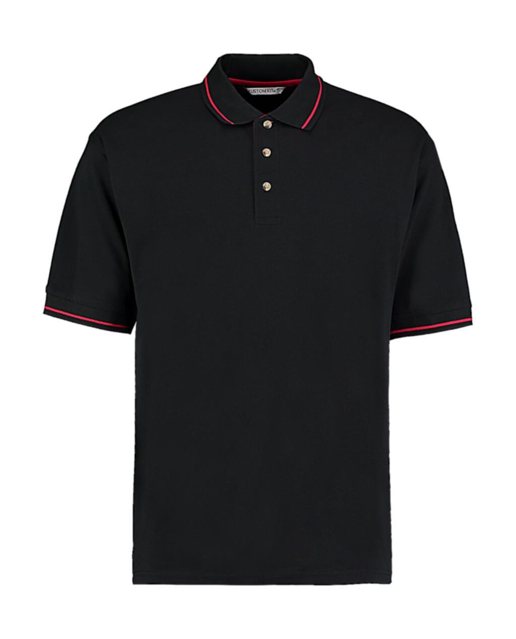 Klassisches St. Mellion Polo-Shirt - BCK - RED – Schwarzrot