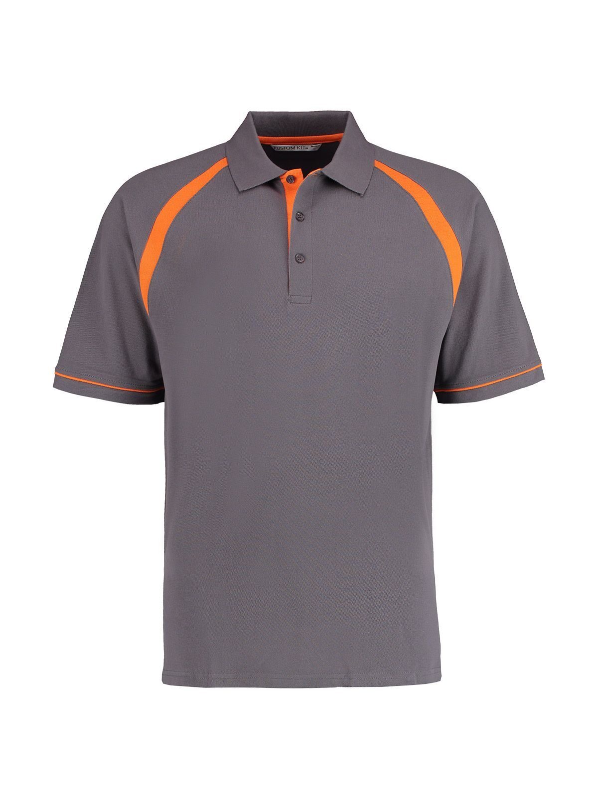Klassisches Oak Hill Polo - Anthrazit/Orange