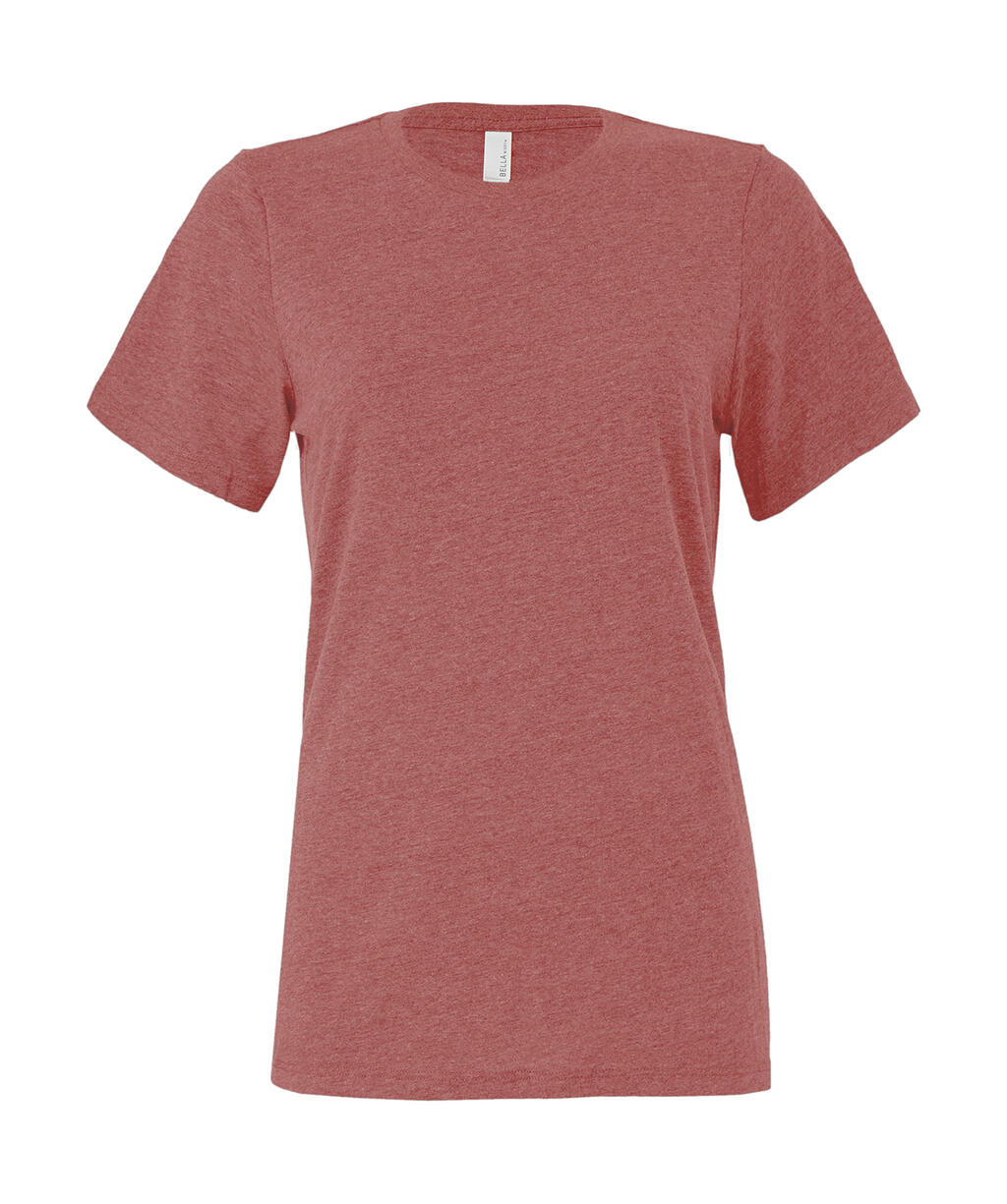 Damen-T-Shirt aus CVC Relaxed Jersey - HEIDE - Mauve