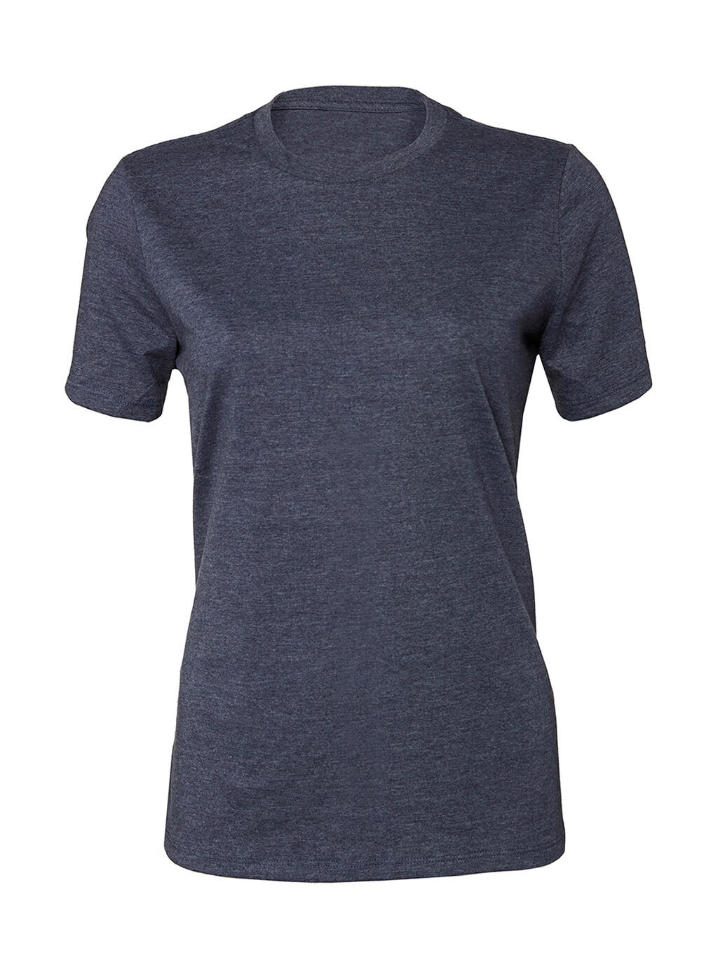 Damen-T-Shirt aus CVC Relaxed Jersey - HN - Heather Navy