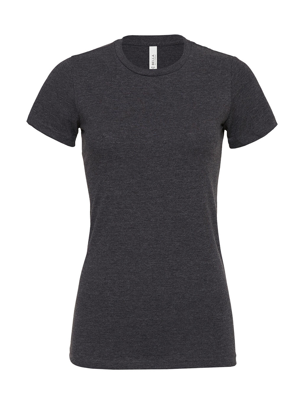 Damen-T-Shirt aus CVC Relaxed Jersey - DG - DG – Dunkelgrau meliert