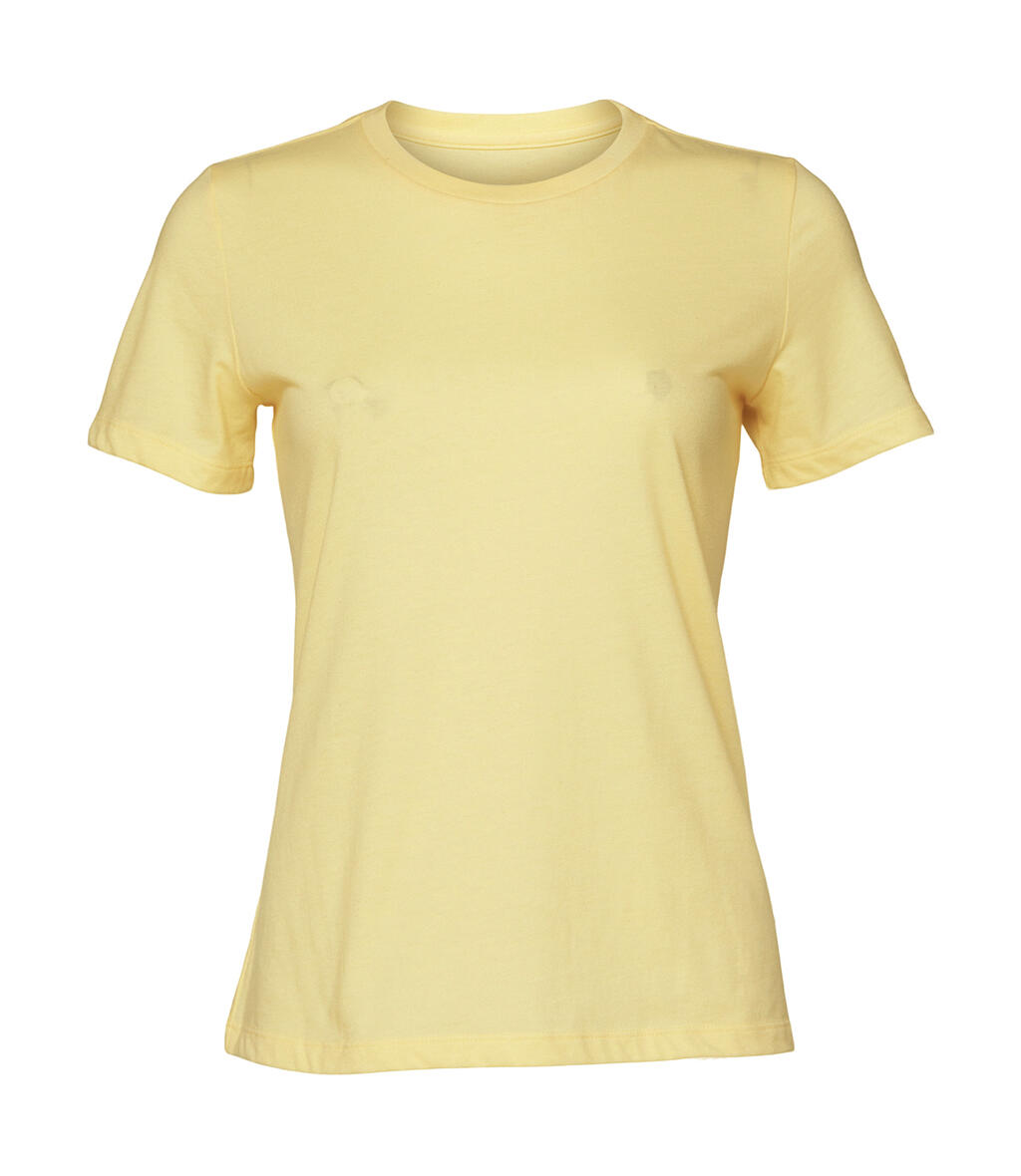 Damen-T-Shirt aus CVC Relaxed Jersey - Heather French Vanilla