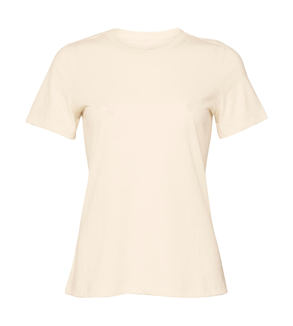 Damen-T-Shirt aus CVC Relaxed Jersey - Heather Natural