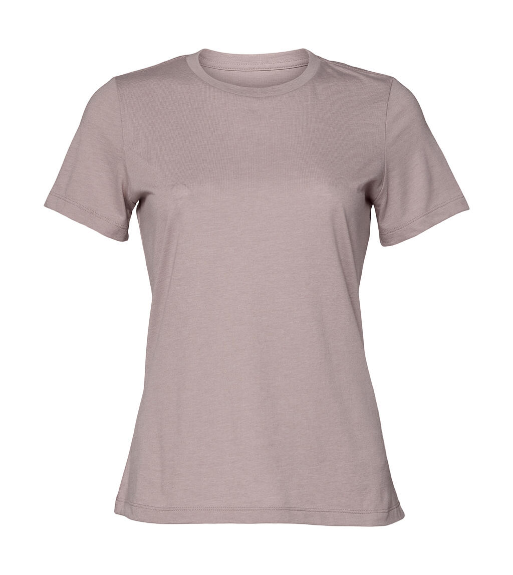 Damen-T-Shirt aus CVC Relaxed Jersey - Heiderosa Kies