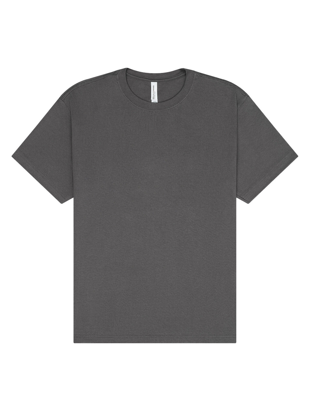 Unisex-T-Shirt aus schwerem Material mit kurzen Ärmeln - 73 - Asphalt