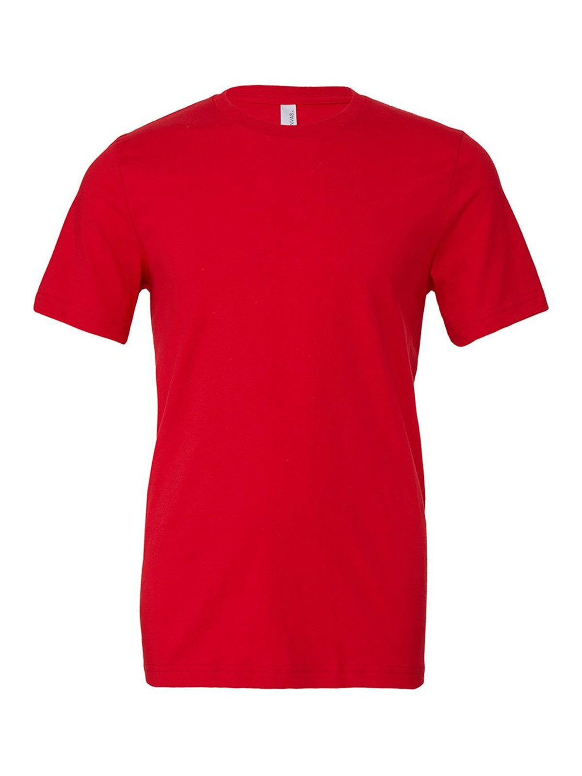 Unisex-T-Shirt aus Jersey mit kurzen Ärmeln - 02 - Rot