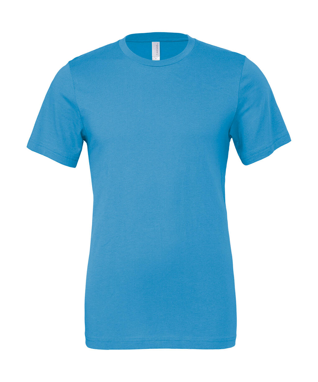 Unisex-T-Shirt aus Jersey mit kurzen Ärmeln - QT - Wasser