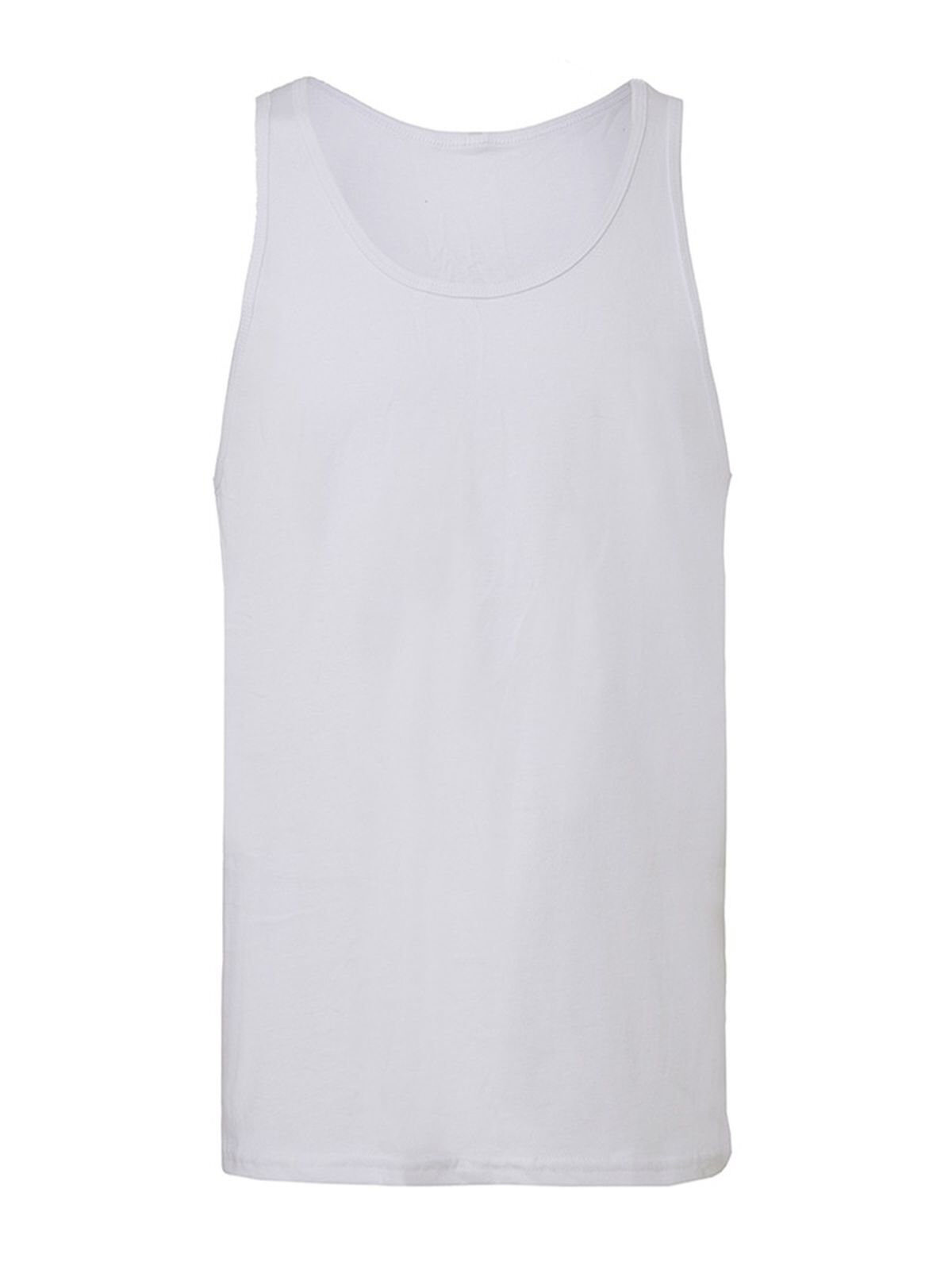 Unisex Jersey Tanktop - 0069 - White Fleck Triblend