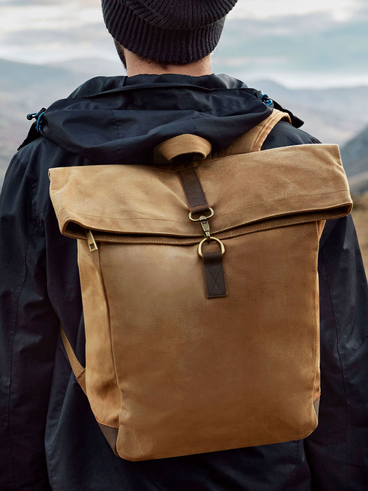 Heritage Rucksack aus gewachstem Canvas