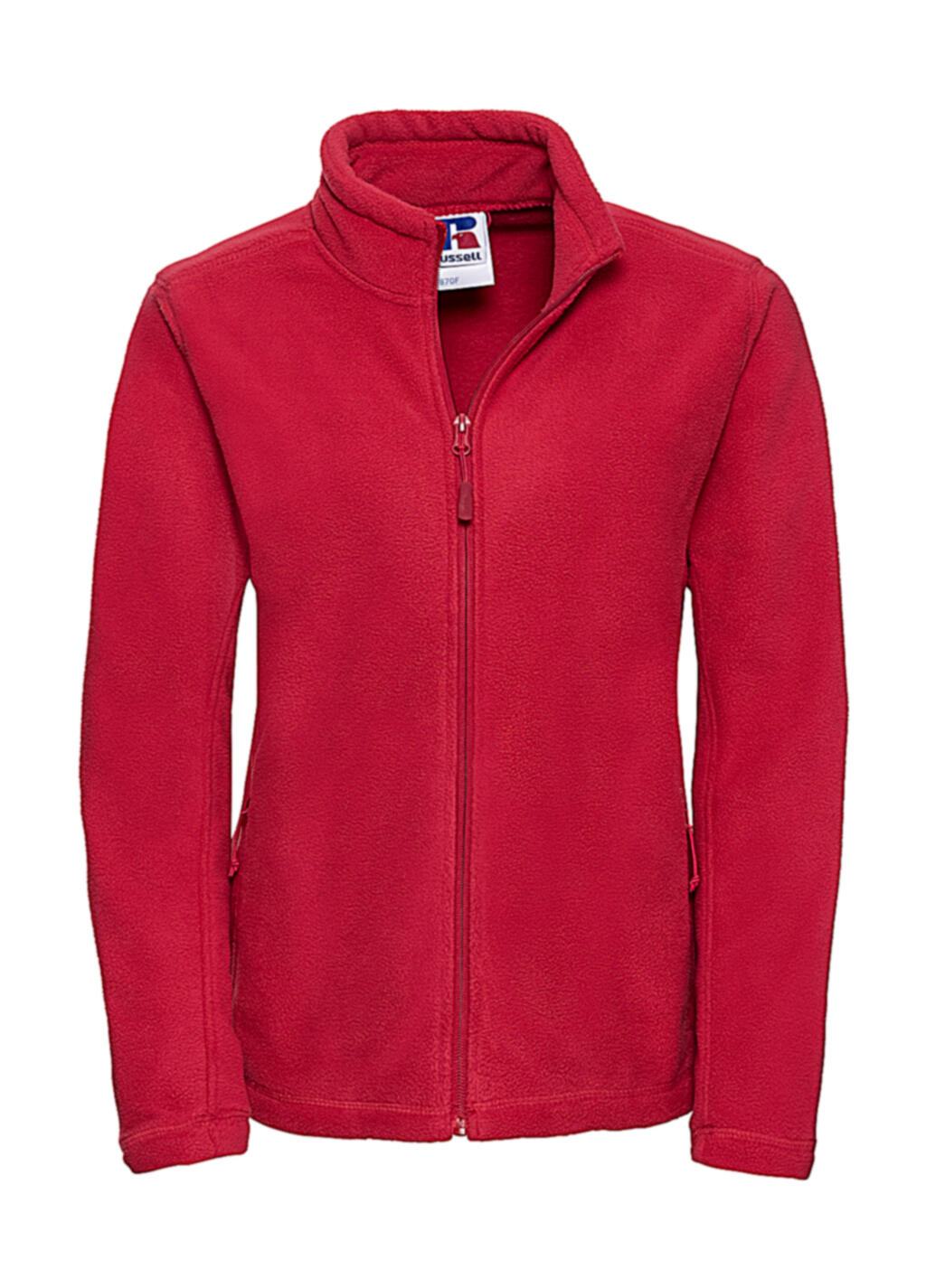 Damen-Fleecejacke mit durchgehendem Reißverschluss für Outdoor-Aktivitäten - CR - CR – Klassisches Rot