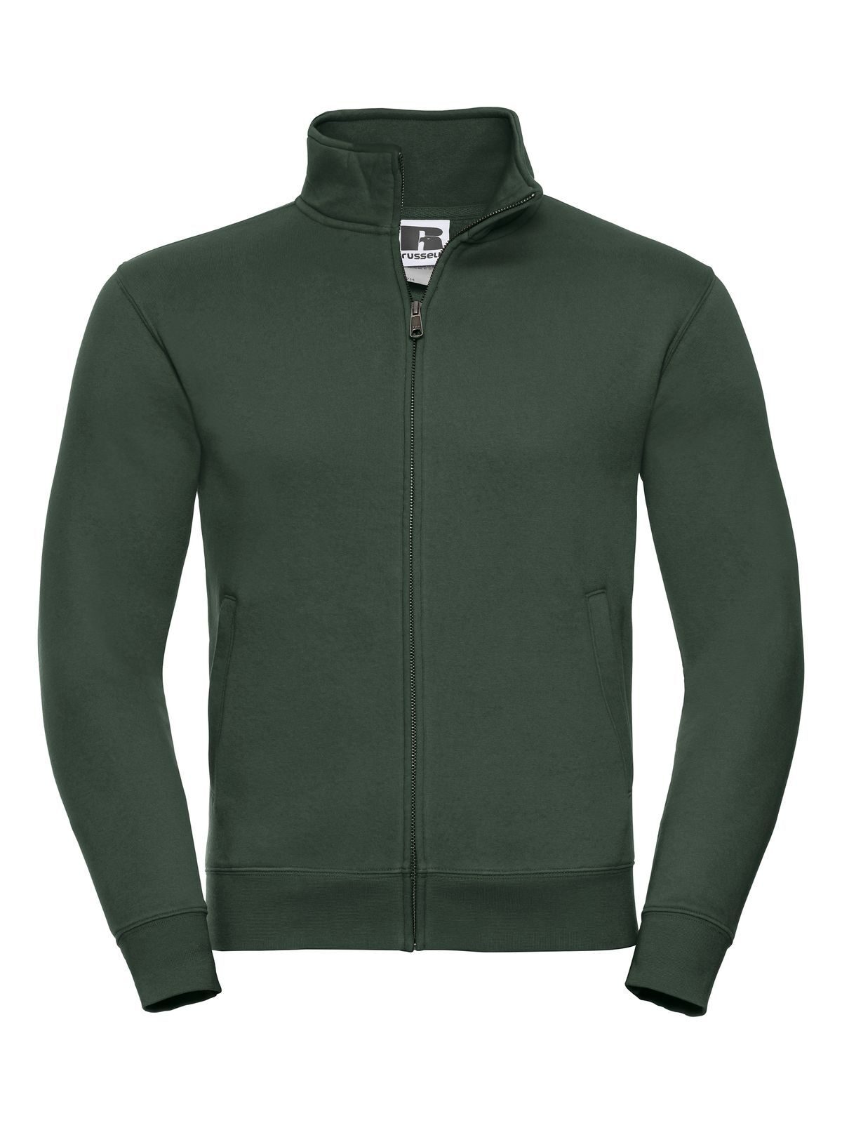 Authentische Herren-Sweatjacke - 38 - Flaschengrün