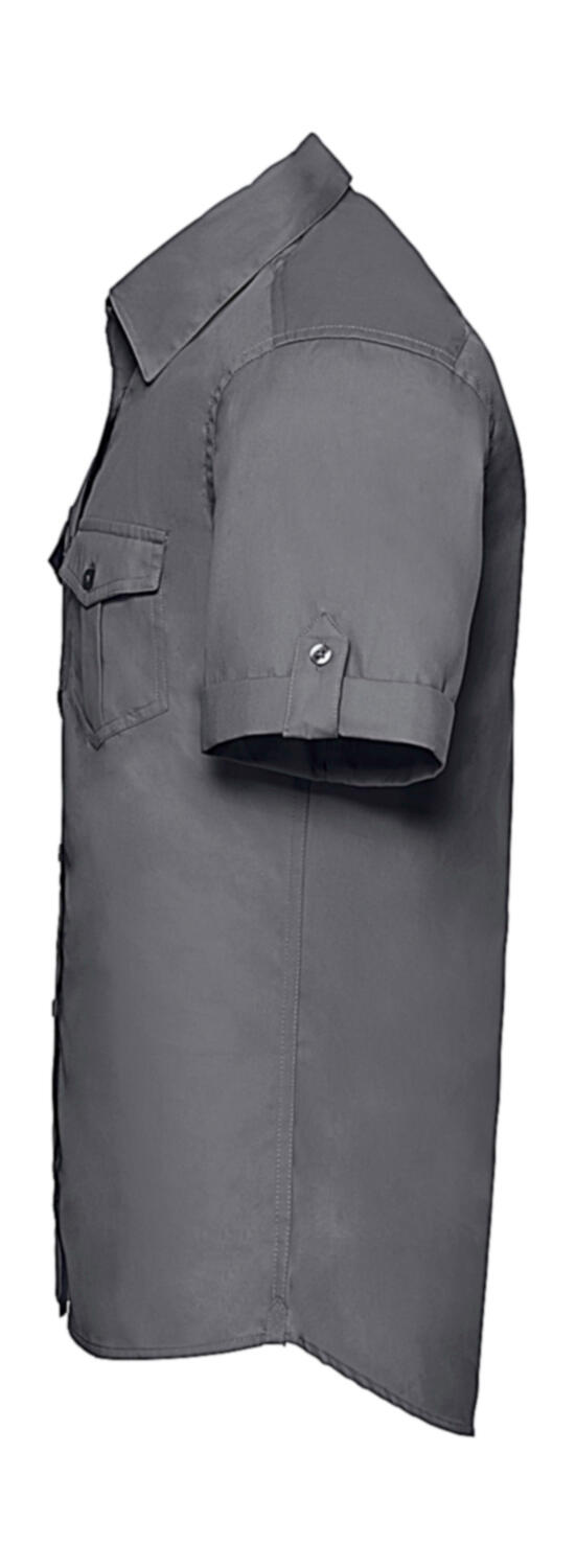 Kurzarmhemd für Herren mit Manschetten