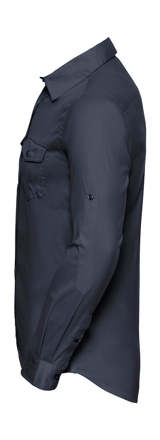 Herren-Langarmhemd mit Manschetten