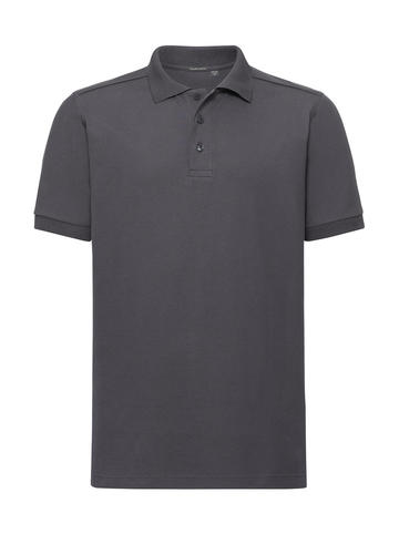 Tailliertes Stretch-Polohemd für Herren - CG - Konvoi Grau