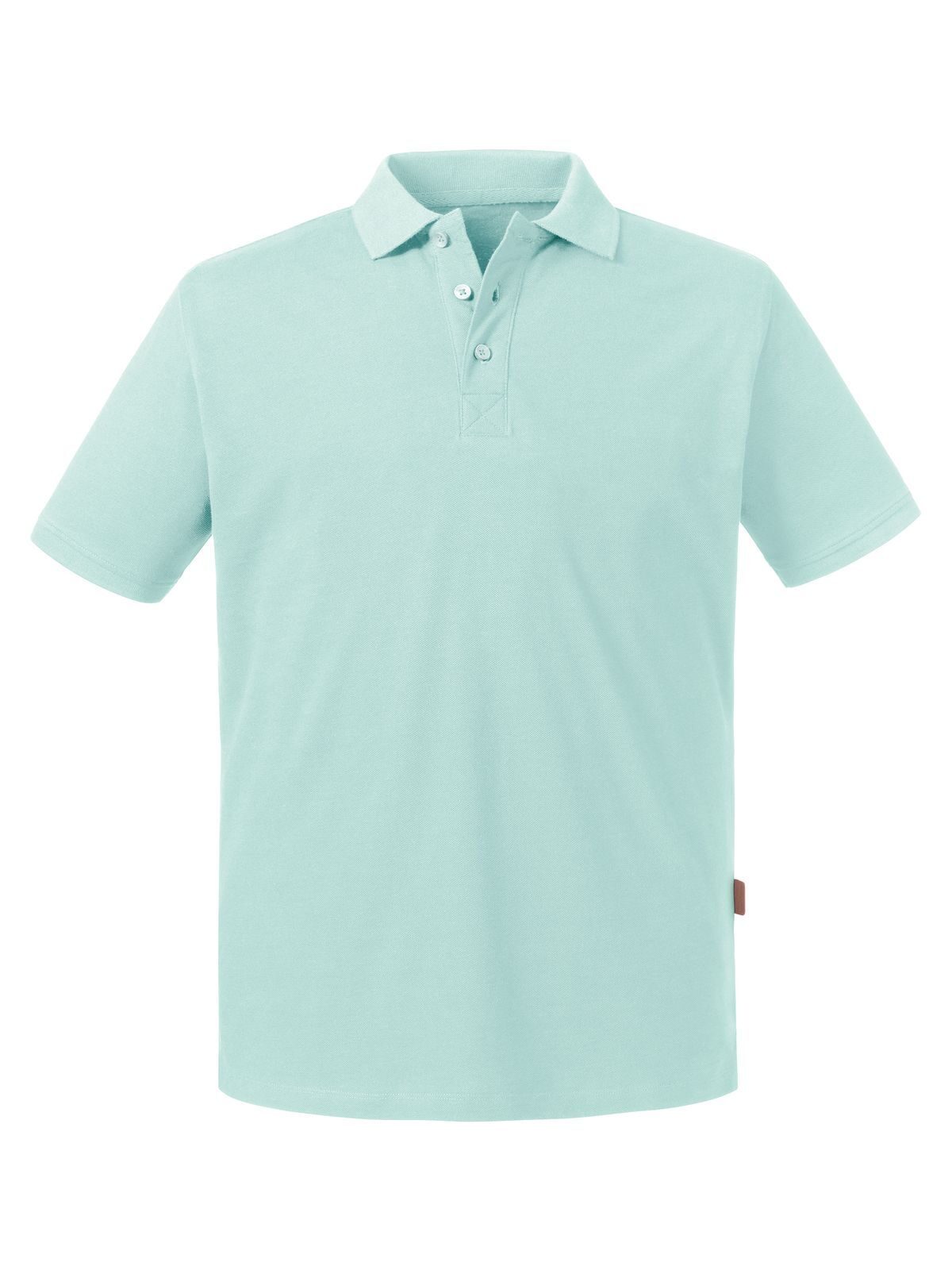 Herren-Polo aus reiner Bio-Baumwolle - AQ - Aqua