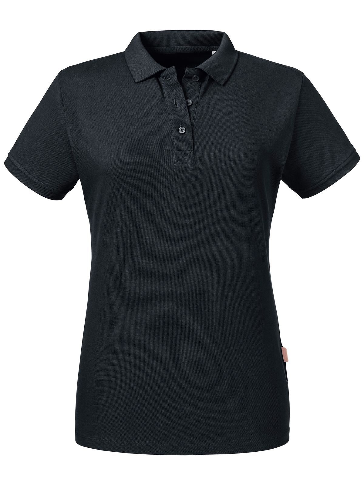 Damen-Polo aus reiner Bio-Baumwolle - 36 - Schwarz
