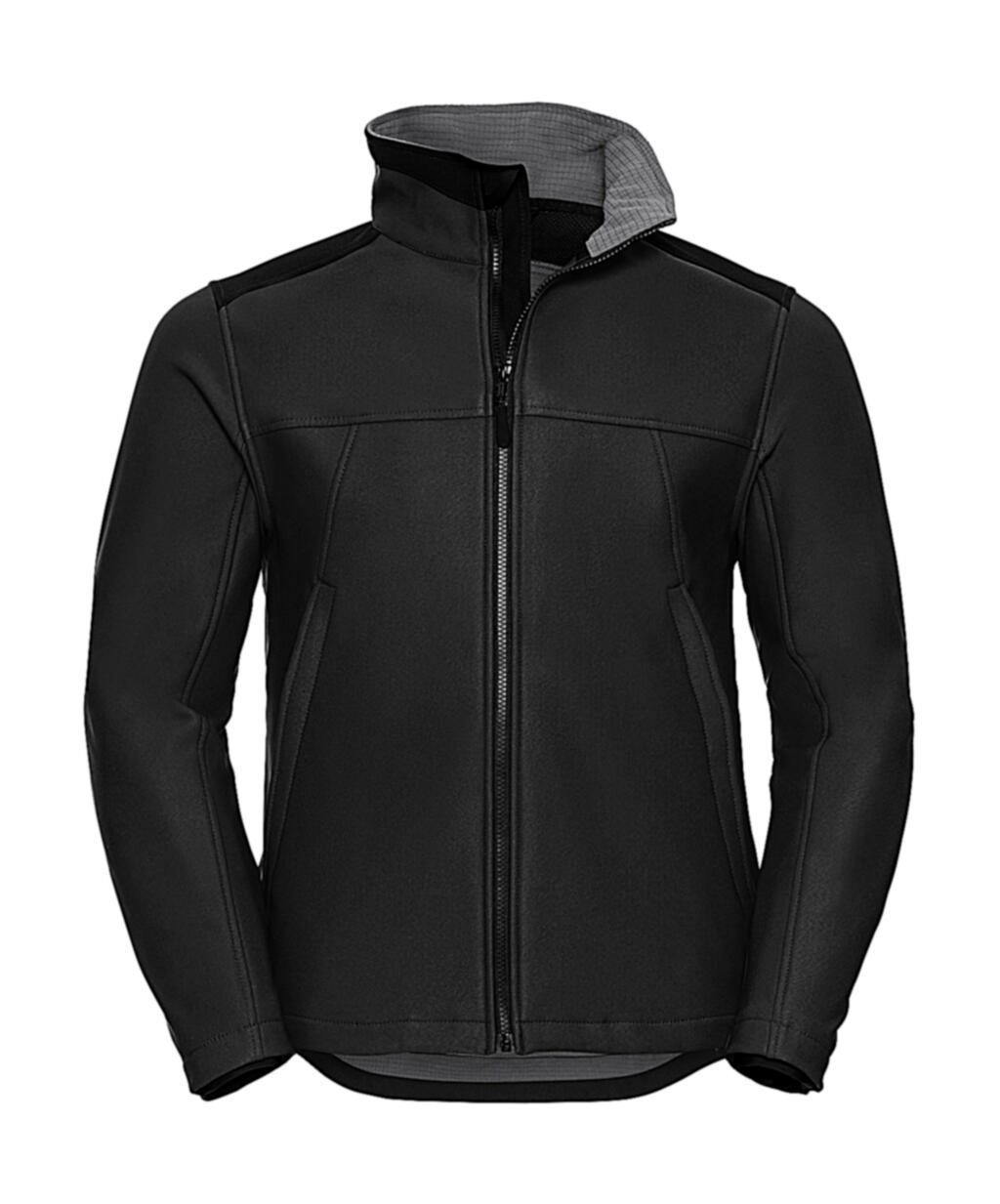 Strapazierfähige Softshell-Arbeitsjacke - 36 - Schwarz