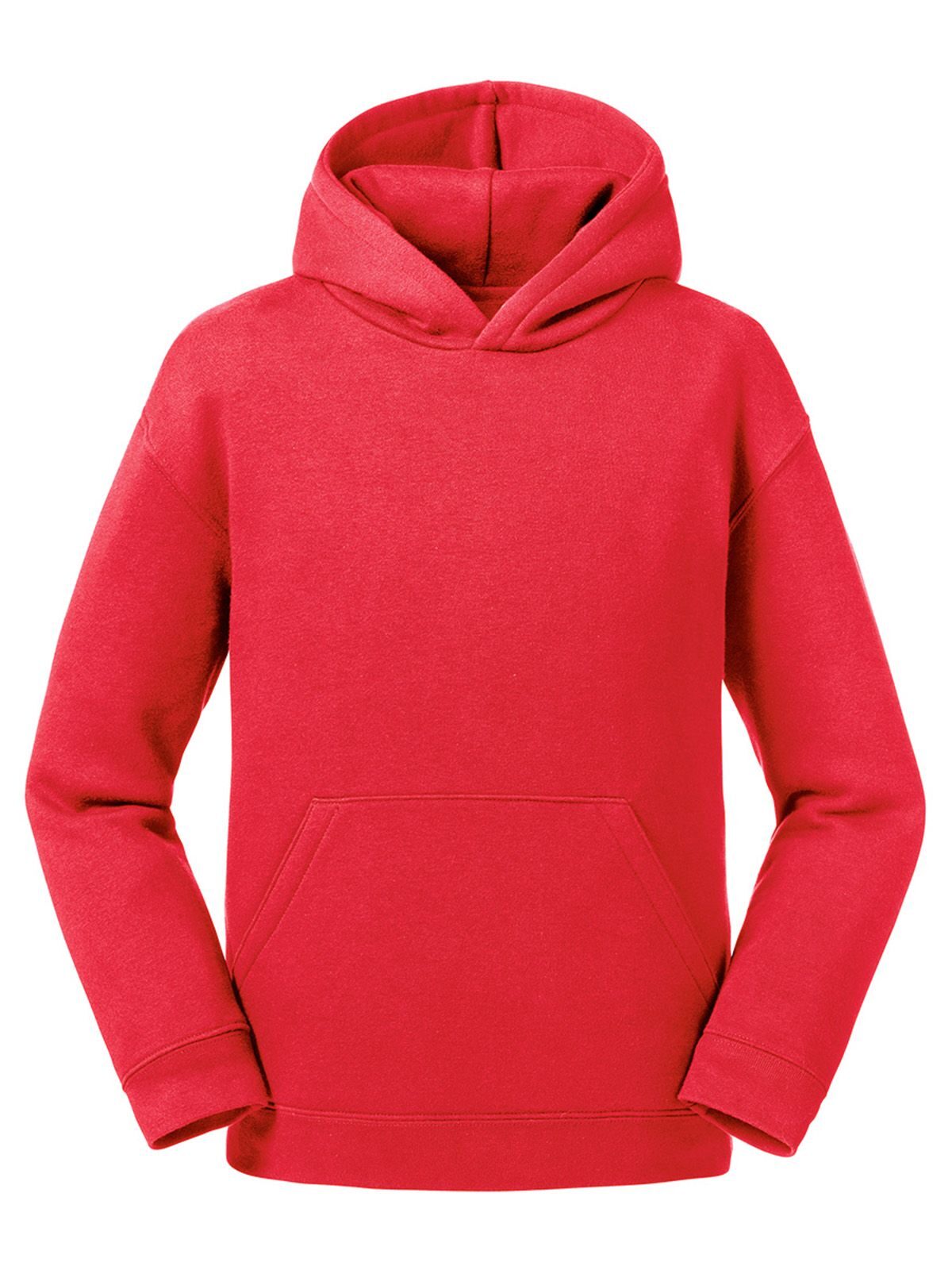 Kinder-Sweatshirt mit Kapuze - CR – Klassisches Rot
