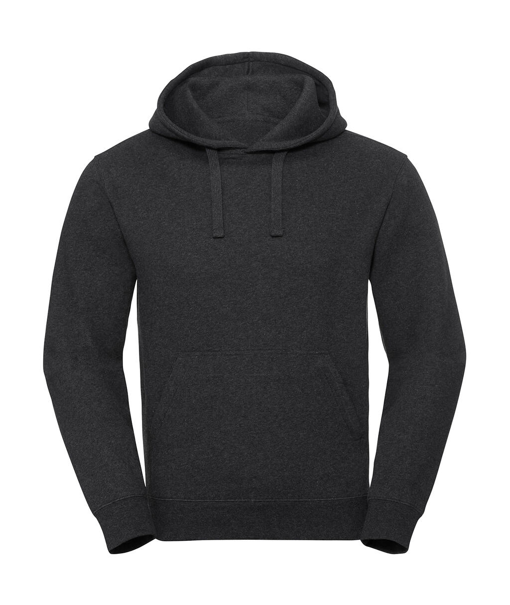 Fela Herren Authentic Melange Kapuzenpullover - HOLZKOHLE - Melange