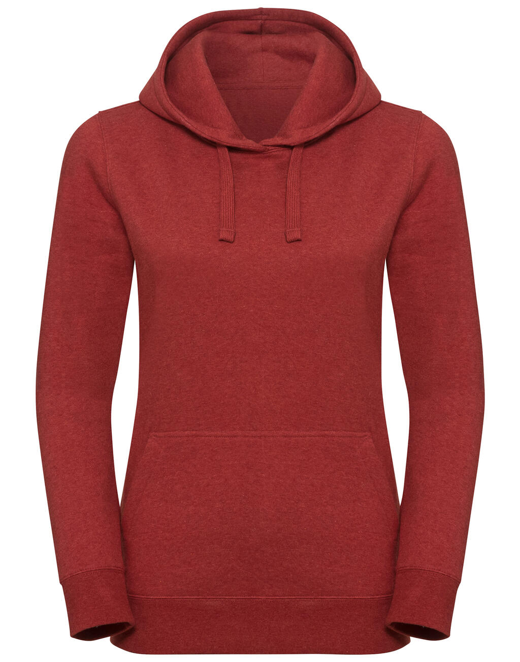 Authentisches Melange-Kapuzen-Sweatshirt für Damen