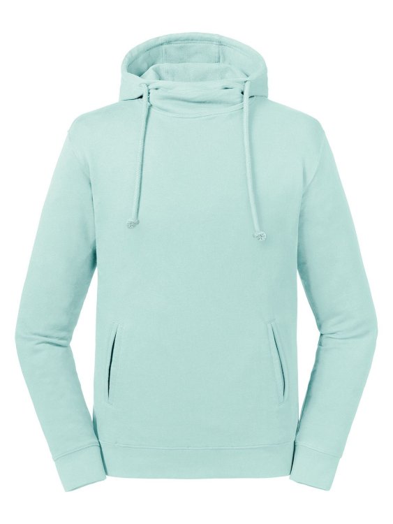 Reiner Bio-Hoodie mit hohem Kragen - AQ - Wasser
