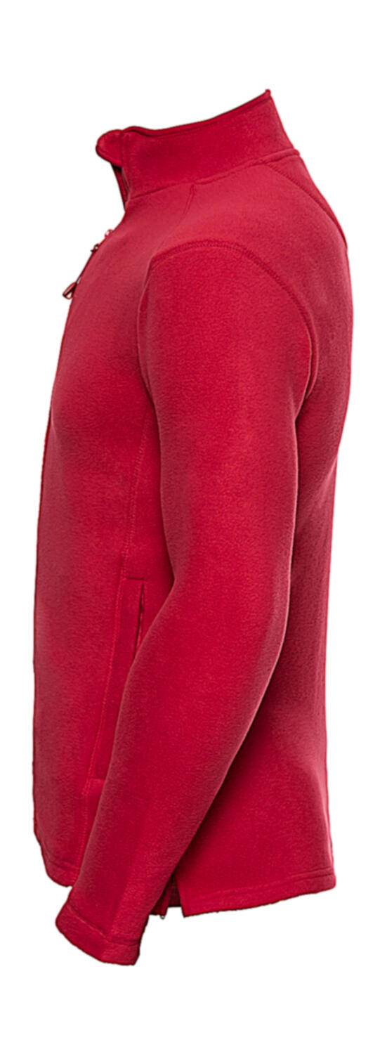 Herren-Mikrofleecejacke mit durchgehendem Reißverschluss