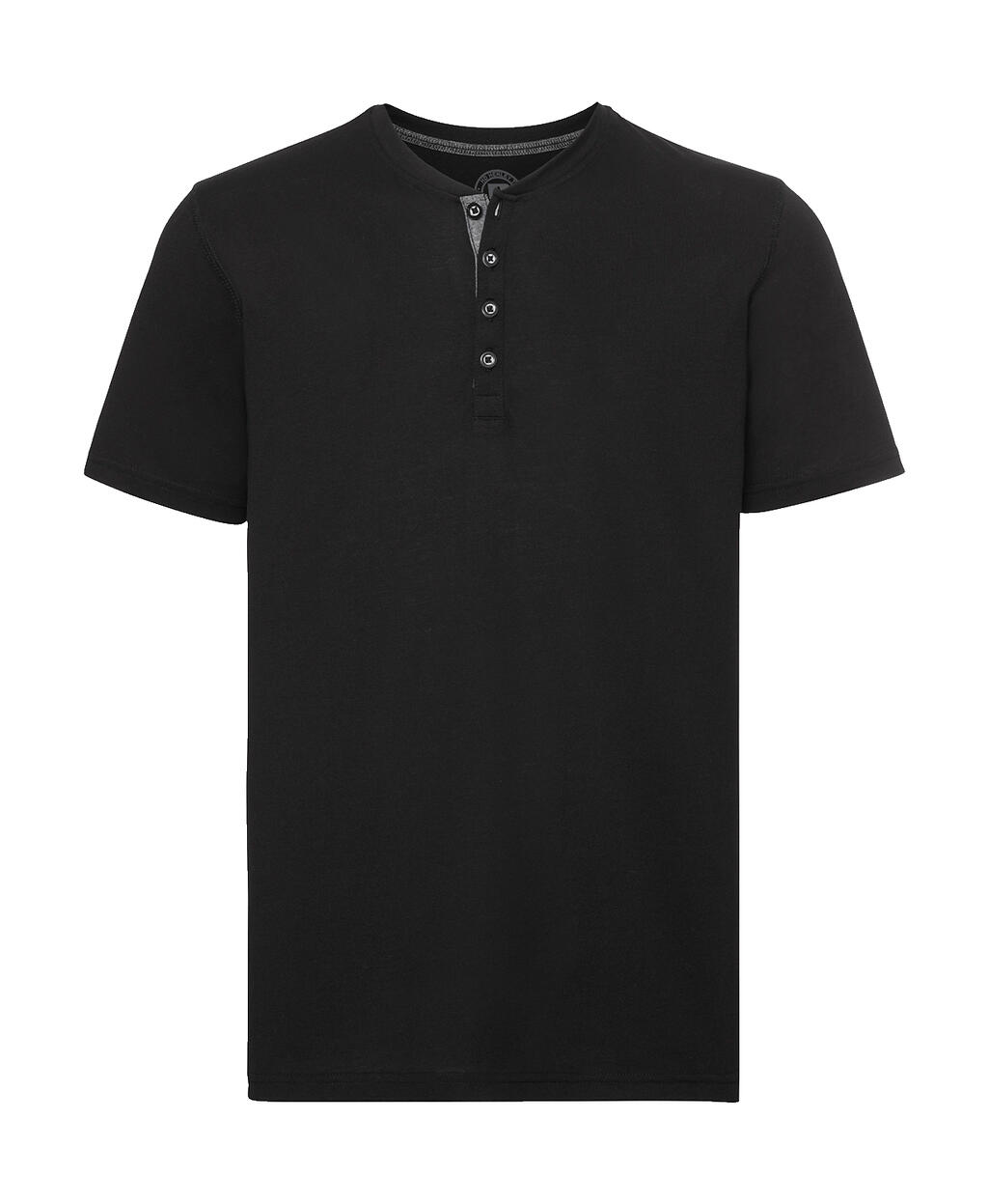 Henley HD T-Shirt - 36 - Schwarz