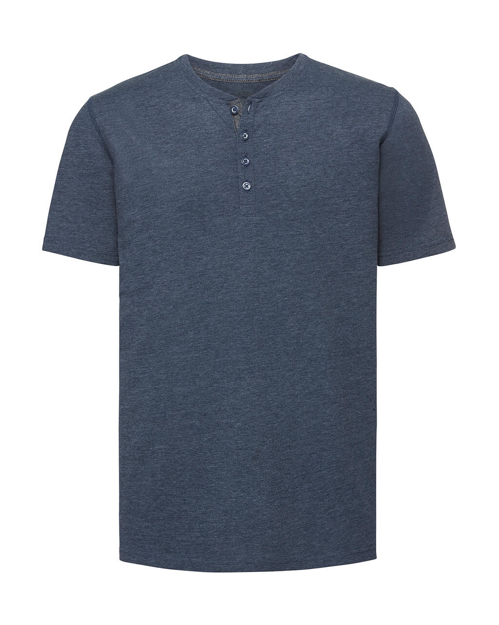 Henley HD T-Shirt - N9 - Hellblau meliert