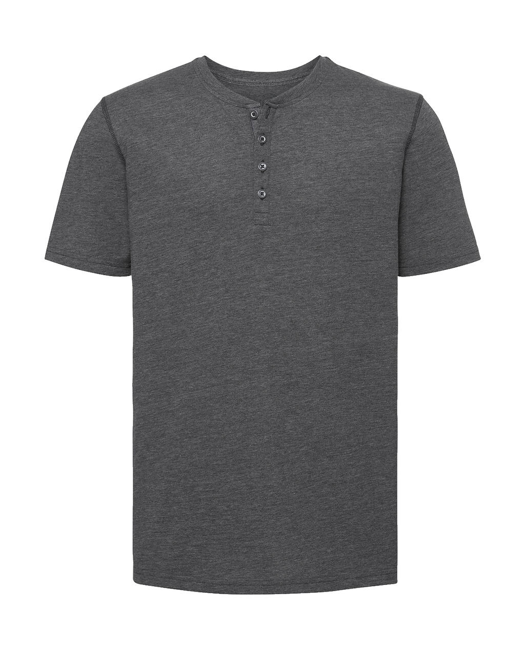 Henley HD T-Shirt - GY - Graumergel
