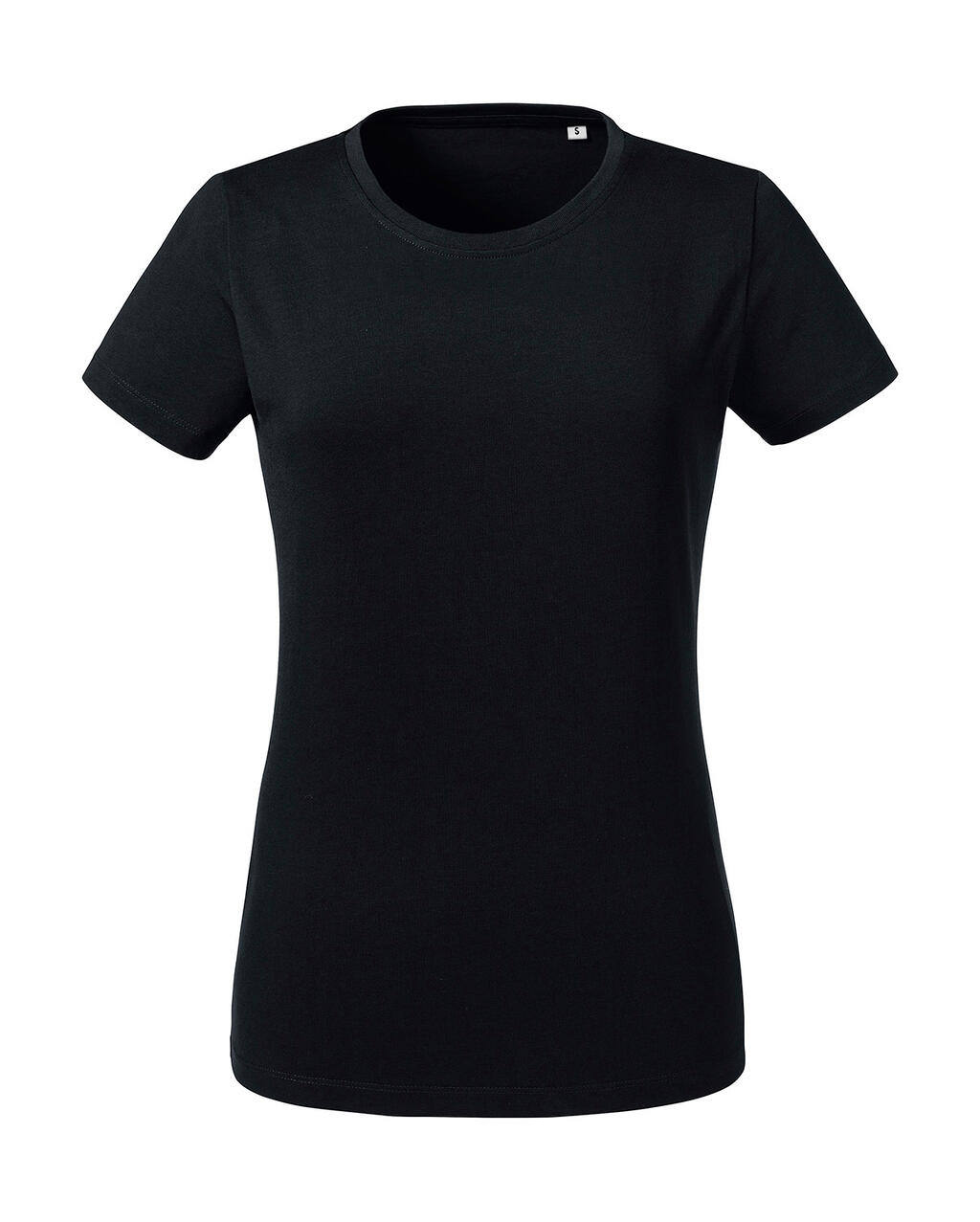Schweres Damen-T-Shirt aus reiner Bio-Baumwolle - 36 - Schwarz