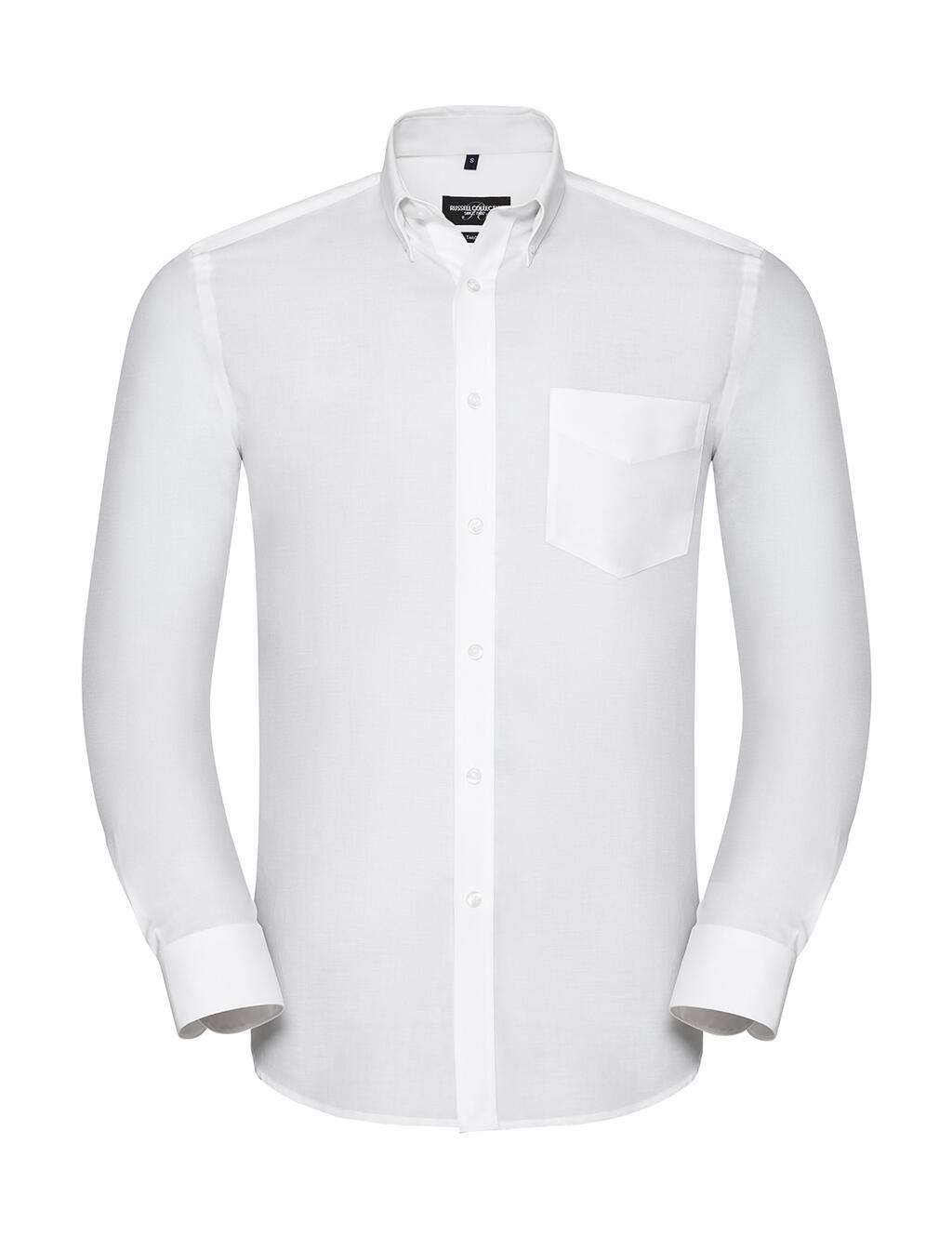 LS Tailliertes Button-Down Oxford-Hemd - 30 - Weiß