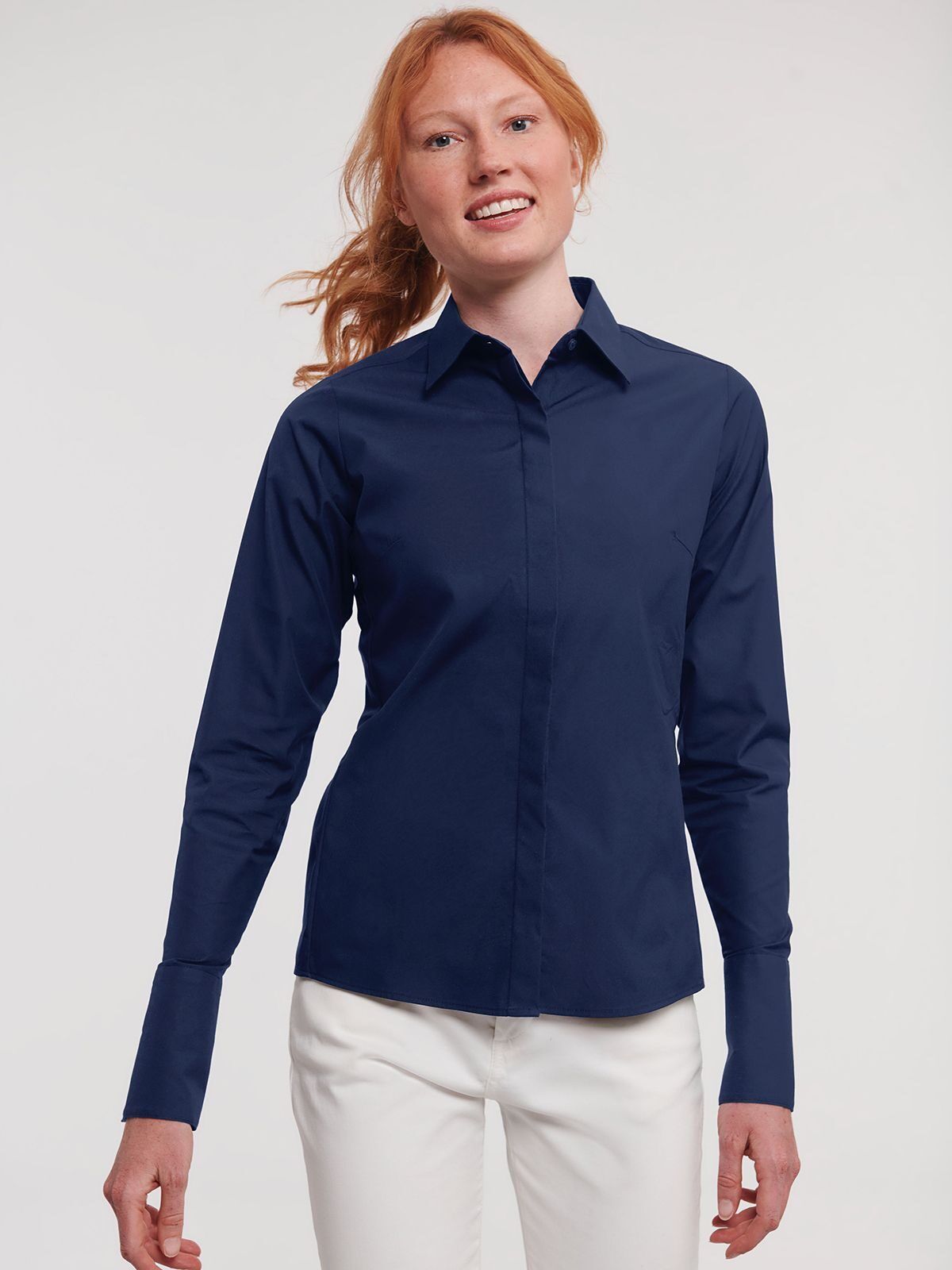 Damen Langarm-Shirt mit taillierter Passform und ultimativem Stretchanteil