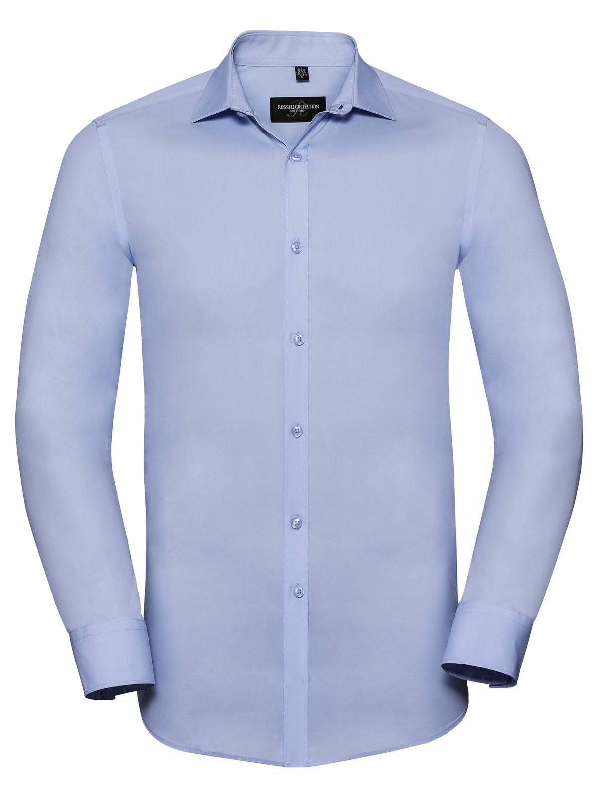 Herren Langarm-T-Shirt mit optimalem Stretchanteil - BZ - Heller Himmel