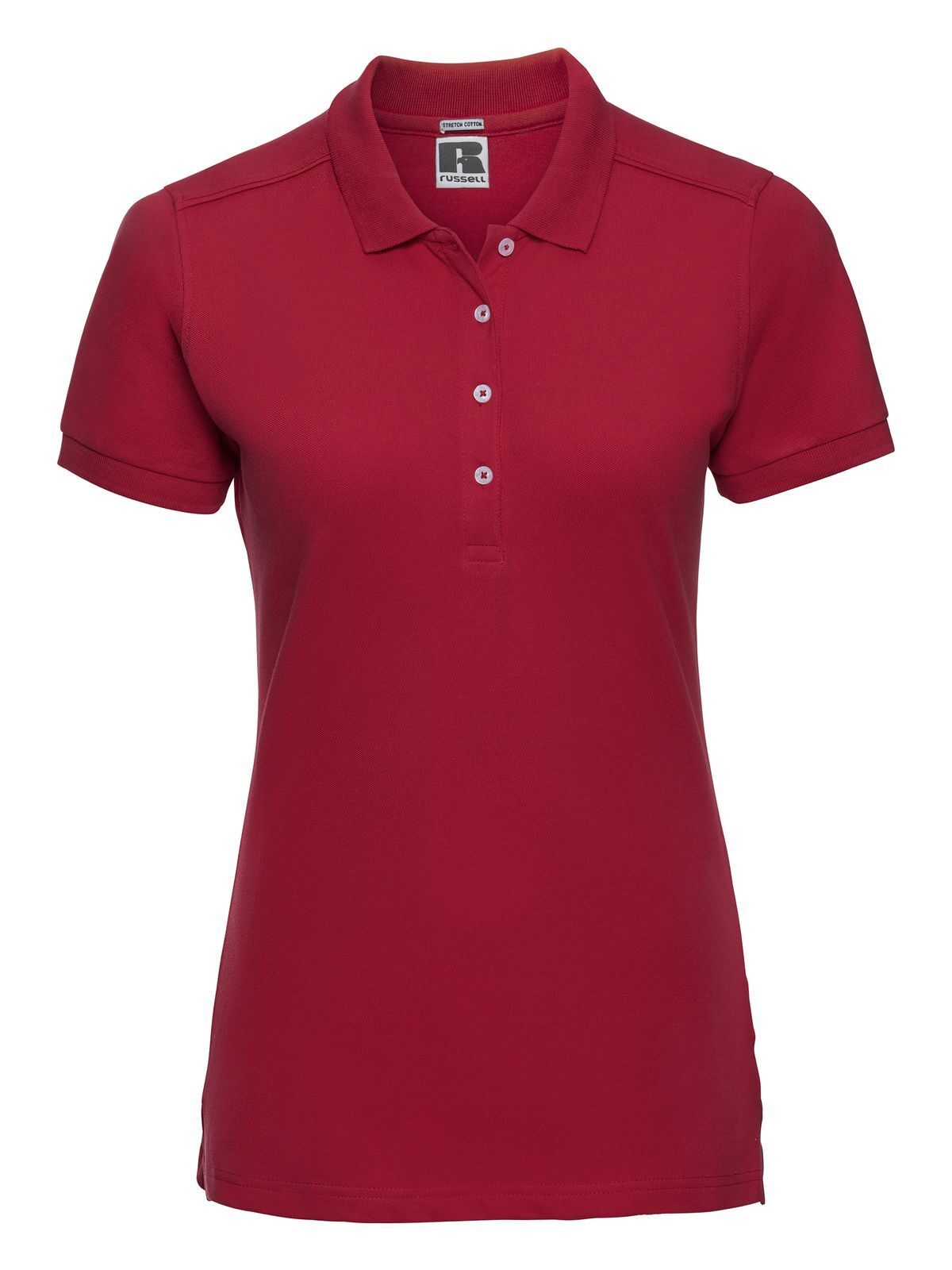 Damen-Stretch-Polohemd - CR - CR – Klassisches Rot