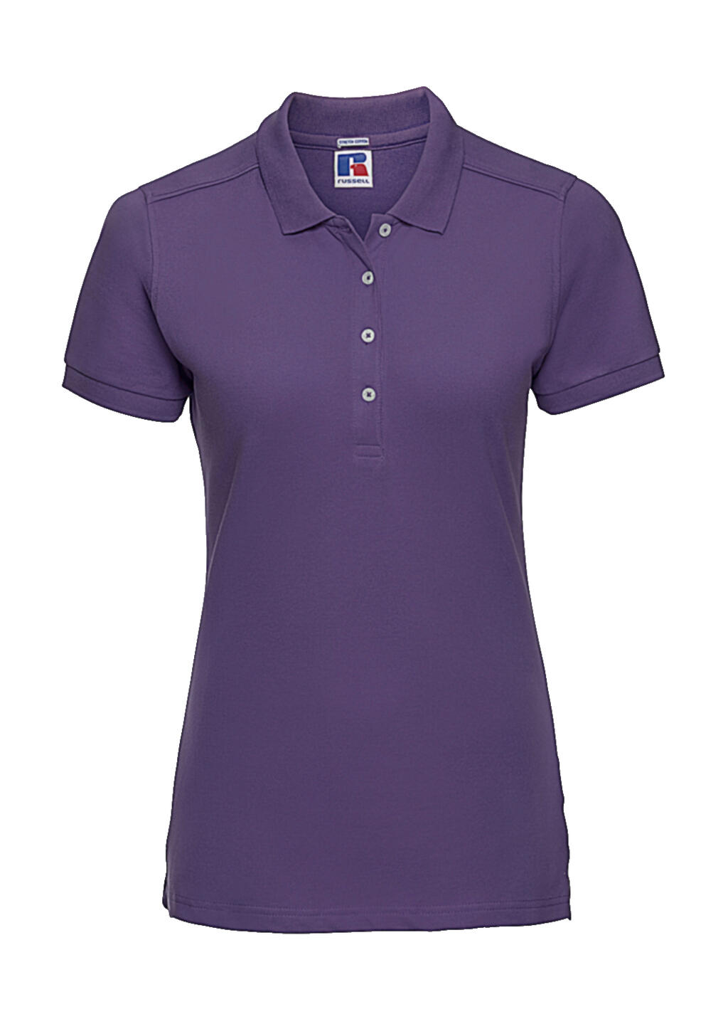 Damen-Stretch-Polohemd - Ultraviolett