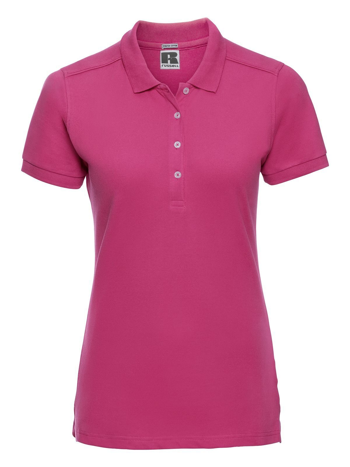 Damen-Stretch-Polohemd - 57 - Fuchsia