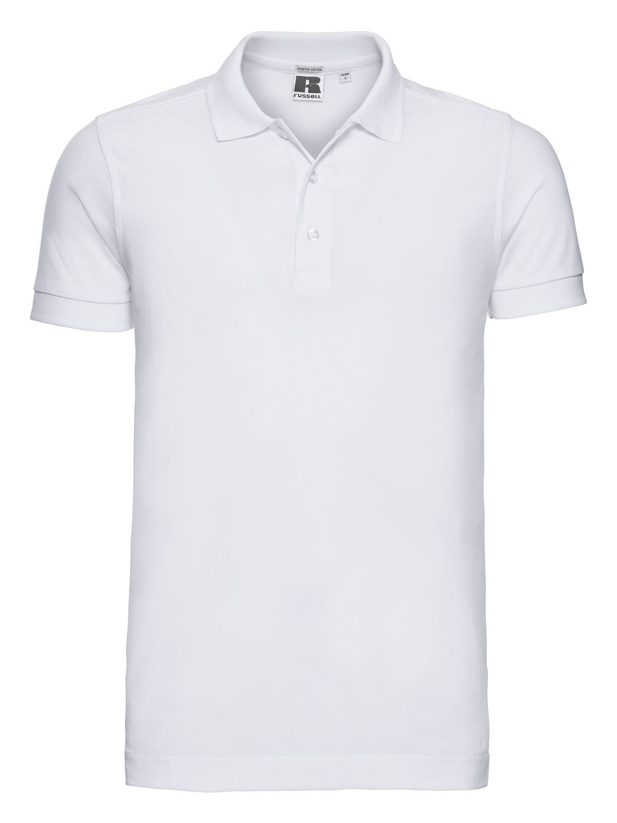 Herren-Stretch-Polohemd - 30 - Weiß