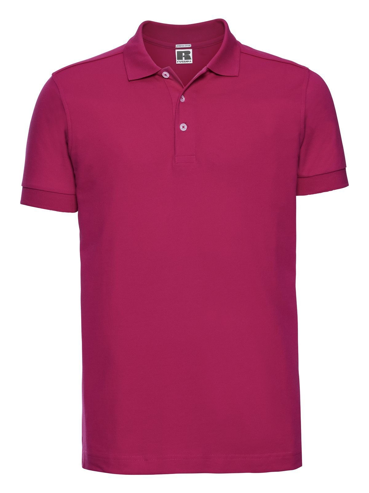 Herren-Stretch-Polohemd - 57 - Fuchsia