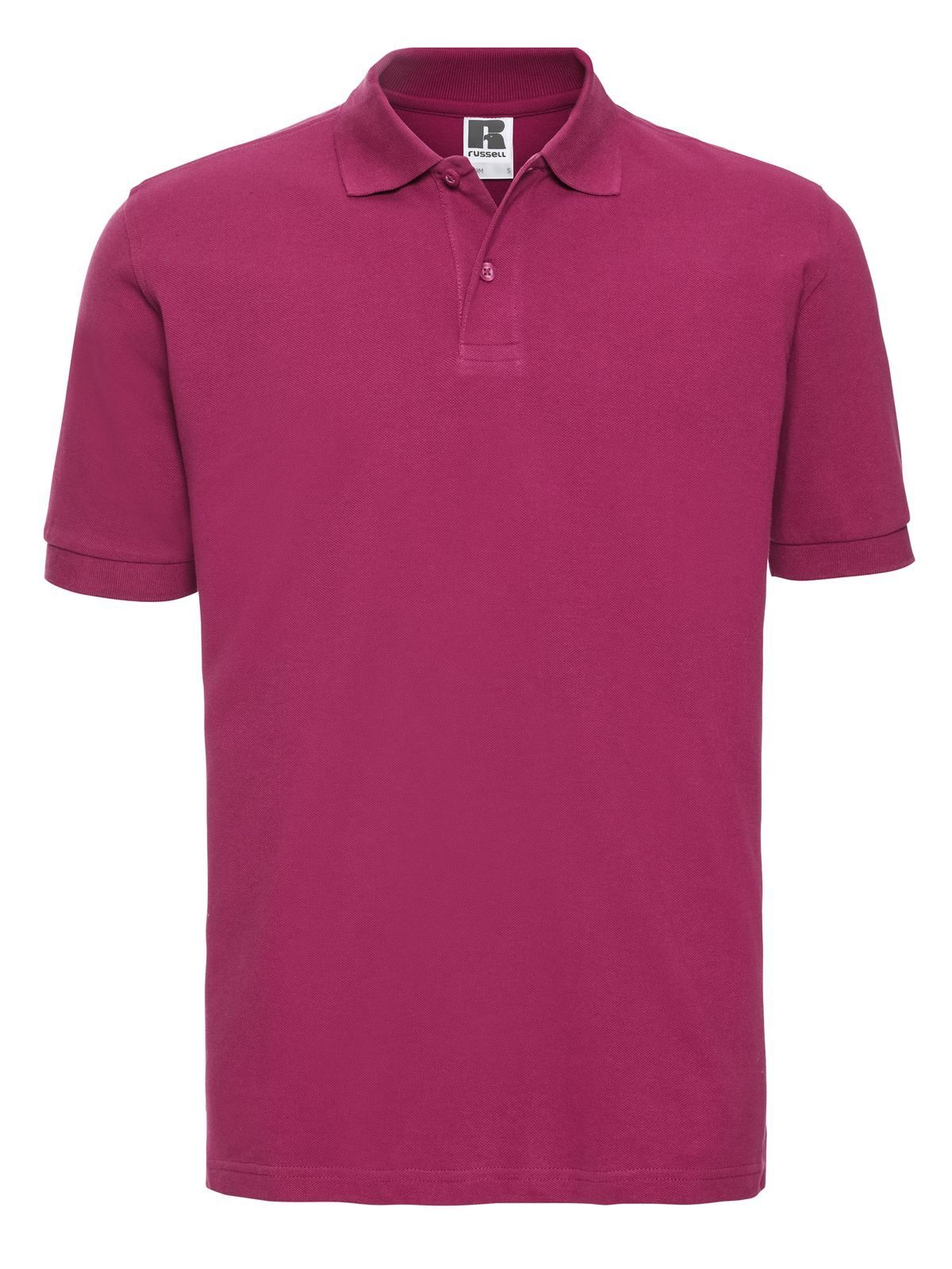 Klassisches Herren-Polo aus Baumwolle - 57 - Fuchsia