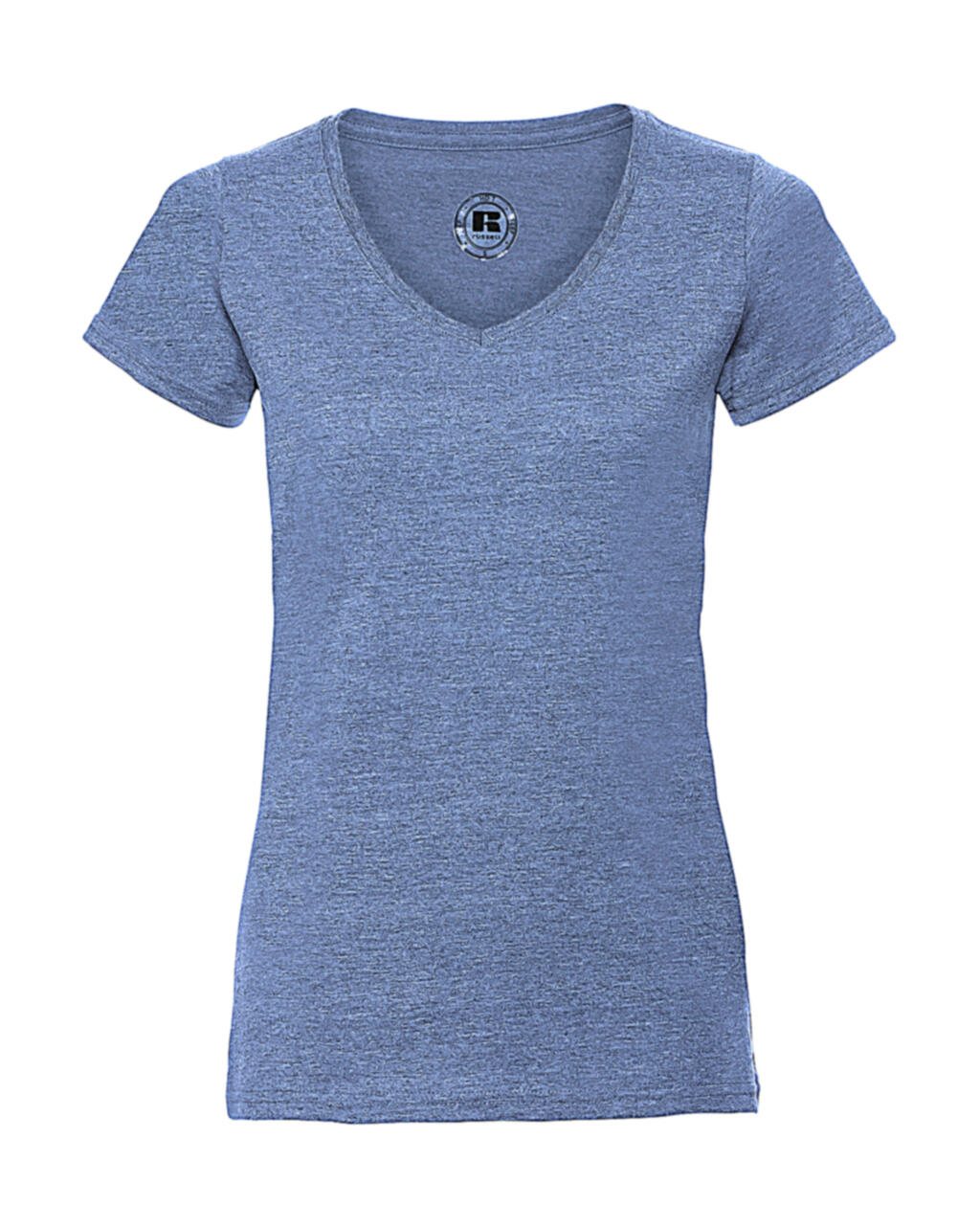 HD Damen-T-Shirt mit V-Ausschnitt - Blaumergel