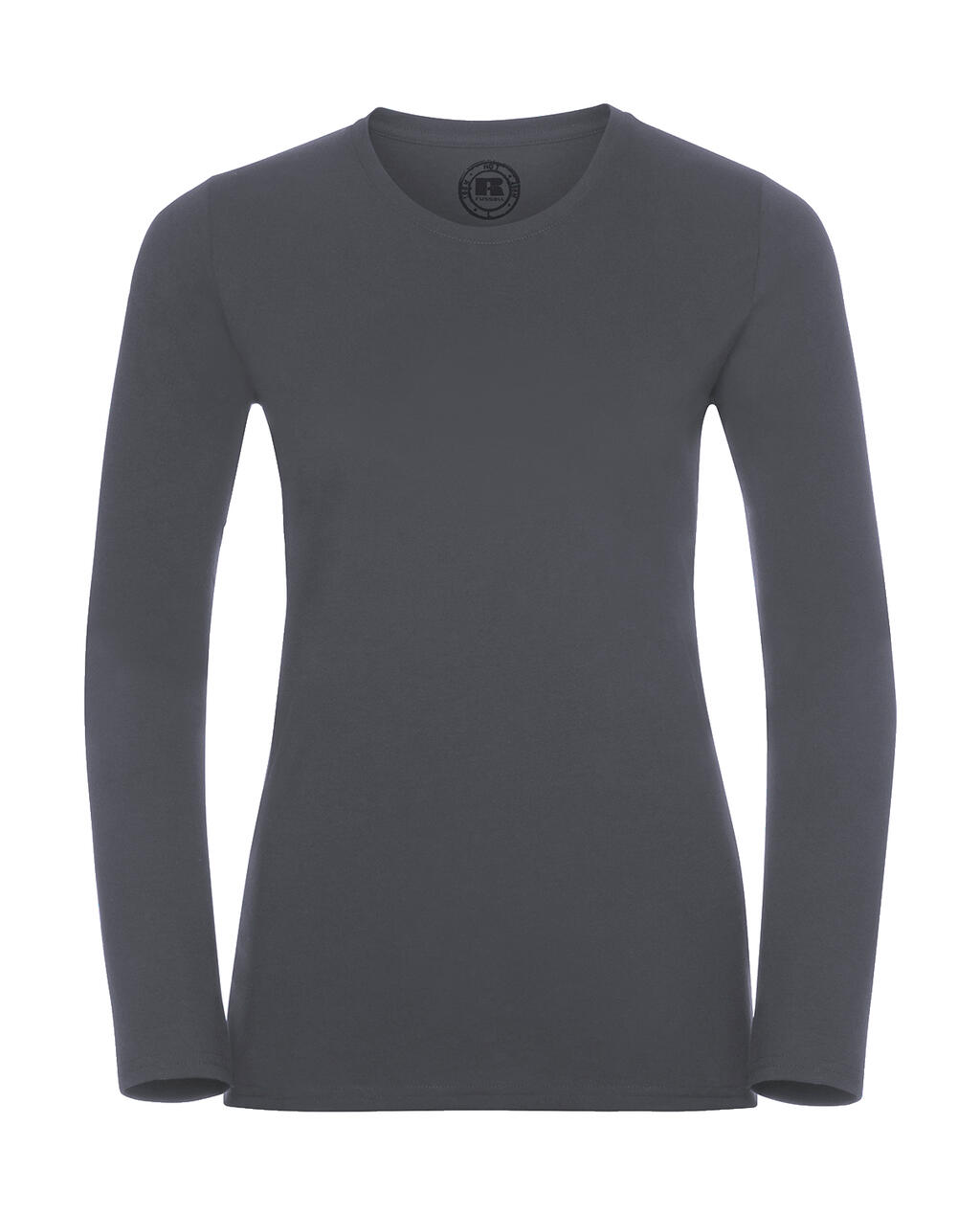 Damen HD Langarm-T-Shirt - Konvoi Grau
