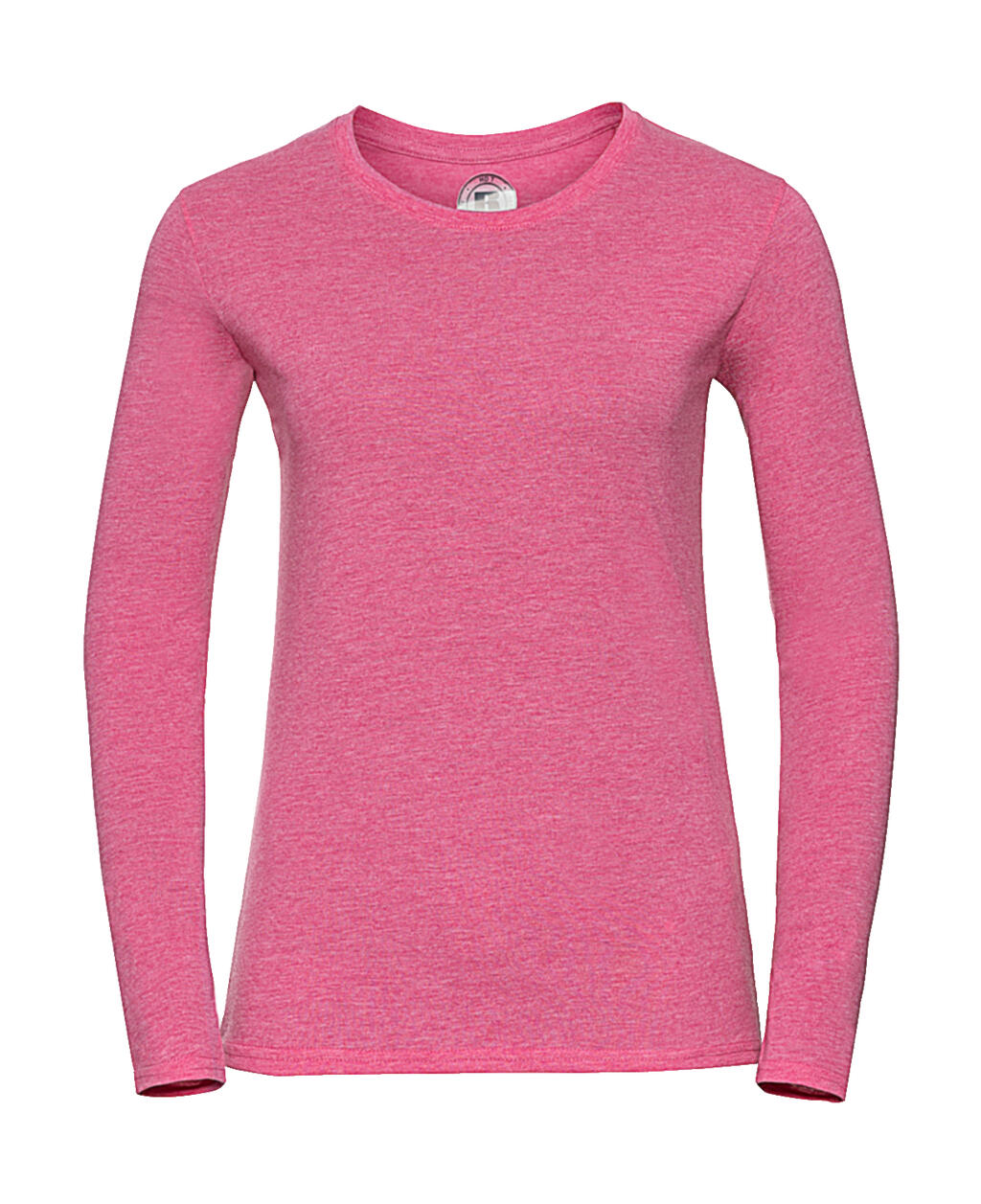 Damen HD Langarm-T-Shirt - Rosa Mergel