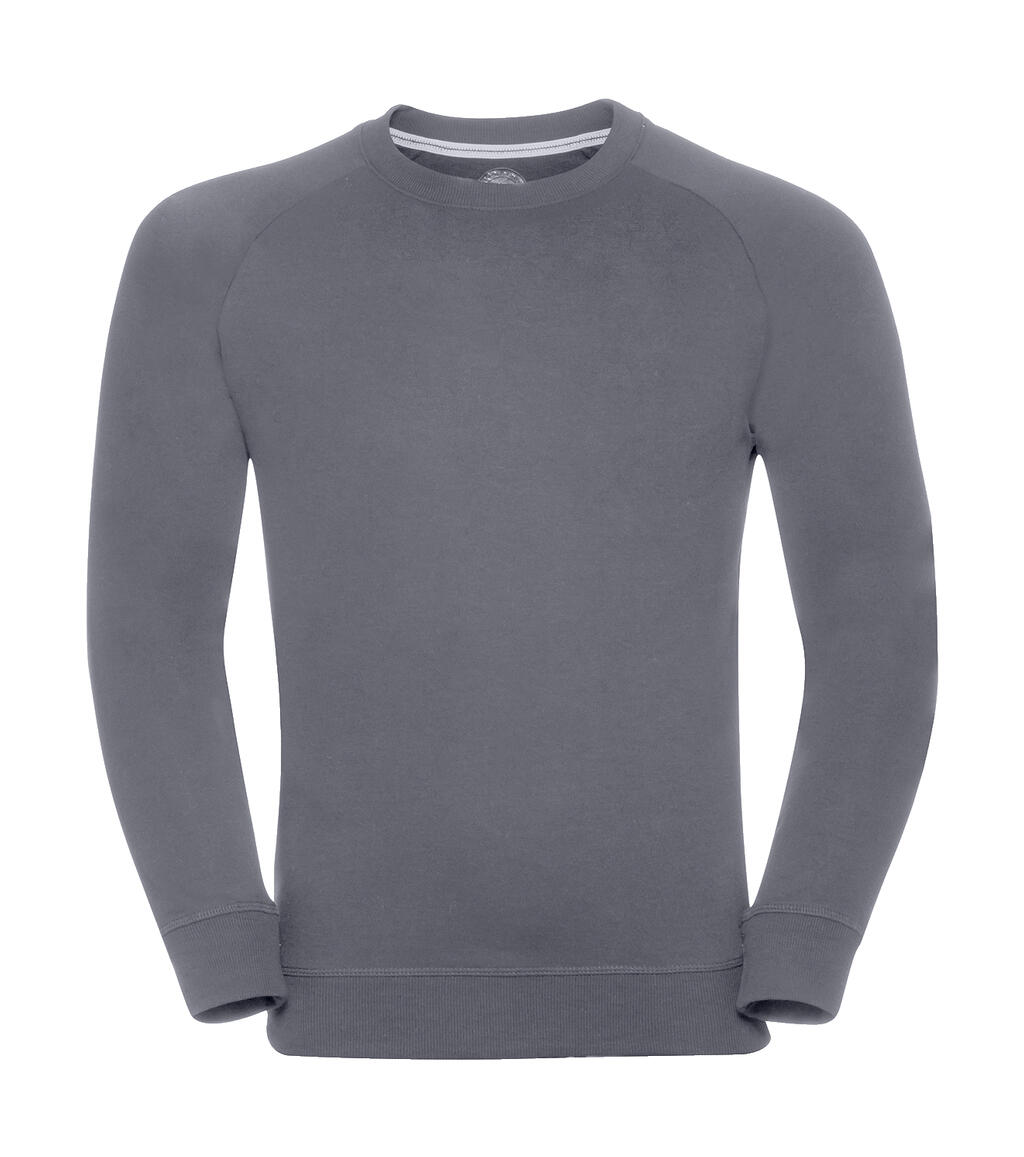 Herren-Raglan-Sweatshirt aus French Terry in HD-Qualität - CG - Konvoi Grau